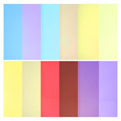PERSELOSO 10pcs A4 Cellophane Wrap Sheets Pvc Film for Craft Wrapping, Window Tinting, and Decorative Presentation