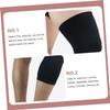 BELLIFFY Athletic Knee Brace Compression Sleeve for Men, Knitted Sports Pad, Fitness Support for Running and Outdoor Exercise, Black Xl, 1 Pair view 3