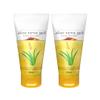 Aloe Vera Gel with Kesar & Chandan 60 ml Each (Pack of 2) | Daily Skin Care | Lightweight Non-Sticky Herbal Gel, Face & Body Use view 1