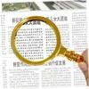Balacoo Handheld Reading Magnifier 3X 70mm Lens Portable Repair and Exploration Magnifying Glass for Seniors view 4