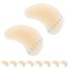 BCOATH 10 Pcs Anti-Foot Rubbing Heel Sole Protectors High Heel with Strong Adhesive Invisible Anti-wear Shoe Sole Anti-Slip Stickers for Womens Shoes view 1