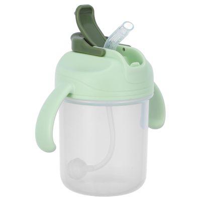 NOLITOY Anti-choking Drinking Cup with Straw Lid 300ml, Leak-proof Elderly and Bedridden Patient Sippy Cup, Nursing Water Bottle for Maternity and Disabled Adults