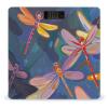 Hand Painted Dragonfly Scale for Body Weight Digital Bathroom Scale Toughened Glass High Precision Scales for Body Weight with Large LCD Backlight Display Weight Scales view 1