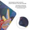 Hand Painted Dragonfly Scale for Body Weight Digital Bathroom Scale Toughened Glass High Precision Scales for Body Weight with Large LCD Backlight Display Weight Scales view 4