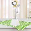 Outanaya Rotating Hair Dryer Holder Floor Stand with Floral Design, Hands-free Hair Tools Organizer and Blow Dryer Support for Home Bathroom Use view 4