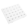 NAMOARLY 30-Day Pill Organizer Monthly Medicine Organizer with 30 Compartments 3x3cm Large Compartments Portable Travel Pill Case view 1