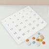 NAMOARLY 30-Day Pill Organizer Monthly Medicine Organizer with 30 Compartments 3x3cm Large Compartments Portable Travel Pill Case view 4