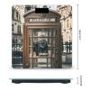 England UK Retro London Telephone Scale for Body Weight Digital Bathroom Scale Toughened Glass High Precision Scales for Body Weight with Large LCD Backlight Display Weight Scales view 2