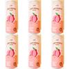 Peach Milk Drink, 16.3fl oz (485ml), Ready to Drink Beverage, 6 Cans view 1