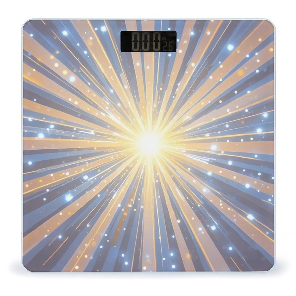 Show Radiance Scale for Body Weight Digital Bathroom Scale Toughened Glass High Precision Scales for Body Weight with Large LCD Backlight Display Weight Scales