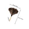 Anneome Long Handle Duster with Natural Ostrich Fibers, Gentle Dust Remover for Home and Car Interior Cleaning, Furniture Wiping Brush with Sturdy Wooden Handle, Single Pack view 2