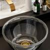 LUCKDANO Transparent Washbasin, Thickened for Student Dormitories and Home Use, Large Capacity, Multipurpose, Practical and convenient. (S) view 3