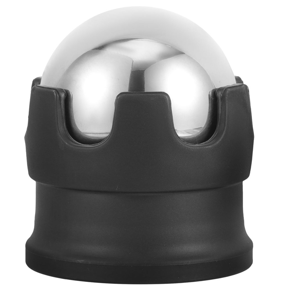 PATKAW Stainless Steel Massage Ball Ice Therapy Roller for Muscle Relaxation Hot Compress Massager for Shoulder Neck Fascia Relief 1pcs
