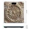 Wood Carving Texture Scale for Body Weight Digital Bathroom Scale Toughened Glass High Precision Scales for Body Weight with Large LCD Backlight Display Weight Scales view 2