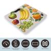Pictures Fruit Scale for Body Weight Digital Bathroom Scale Toughened Glass High Precision Scales for Body Weight with Large LCD Backlight Display Weight Scales view 3