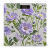 Purple Flower Style Scale for Body Weight Digital Bathroom Scale Toughened Glass High Precision Scales for Body Weight with Large LCD Backlight Display Weight Scales view 1