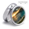 Sunrise Over Hanauma Bay Oahu Hawaii Pill Box 3 Compartments Portable Pill Box for Purse Pocket Compact Mini Travel Pill Case Vitamin Organizer Pocket Pill Case Medicine Organizer view 2
