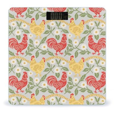 Chicken and Rooster Weight Scale Large Bathroom Scales Digital Weight with Bright LED Display Non Slip Automatic Weighing Scale Fashion Weighing Machine for Body