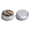 Rocky Wave Sunset Painting Pill Box 3 Compartments Portable Pill Box for Purse Pocket Compact Mini Travel Pill Case Vitamin Organizer Pocket Pill Case Medicine Organizer view 3