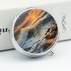 Rocky Wave Sunset Painting Pill Box 3 Compartments Portable Pill Box for Purse Pocket Compact Mini Travel Pill Case Vitamin Organizer Pocket Pill Case Medicine Organizer view 4