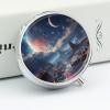 Galaxy Pill Box 3 Compartments Portable Pill Box for Purse Pocket Compact Mini Travel Pill Case Vitamin Organizer Pocket Pill Case Medicine Organizer view 4