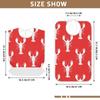 Emelivor Cartoon White Lobster Print Adult Bibs for Elderly Men Seniors Women Water-resistant Adjustable Bibs for Eating Feeding Clothing Protector With Crumb Catcher for Adults view 3