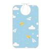 Emelivor Airplanes Clouds Blue Pattern Adult Bibs for Elderly Women Men Seniors Washable Adjustable Bibs for Eating Feeding Clothing Protector With Crumb Catcher for Adults view 1