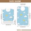 Emelivor Airplanes Clouds Blue Pattern Adult Bibs for Elderly Women Men Seniors Washable Adjustable Bibs for Eating Feeding Clothing Protector With Crumb Catcher for Adults view 3