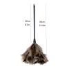 2 Pcs Premium Quality Genuine Ostrich Feather Duster - Thick Soft Feathers - Attracts Dust Particles - Easy Efficient Dusting - Duster for Home, Office and Car view 2