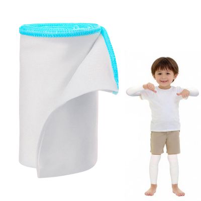 HVRQYY Wet Wrap Bandage 3.54" X 70.87" Wet Wraps for Eczema Elastic Arm Leg Sleeves Therapy Bandages for Adults and Kids Blue