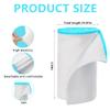 HVRQYY Wet Wrap Bandage 3.54" X 70.87" Wet Wraps for Eczema Elastic Arm Leg Sleeves Therapy Bandages for Adults and Kids Blue view 2