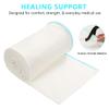 HVRQYY Wet Wrap Bandage 3.54" X 70.87" Wet Wraps for Eczema Elastic Arm Leg Sleeves Therapy Bandages for Adults and Kids Blue view 4