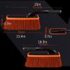 Car Duster Telescopic Car Wash Brush Cleaning Dust Long Handle Wax Mop Brush Soft Scratch-Free with Storage Box, Feather Duster for Home, Office and Car view 2