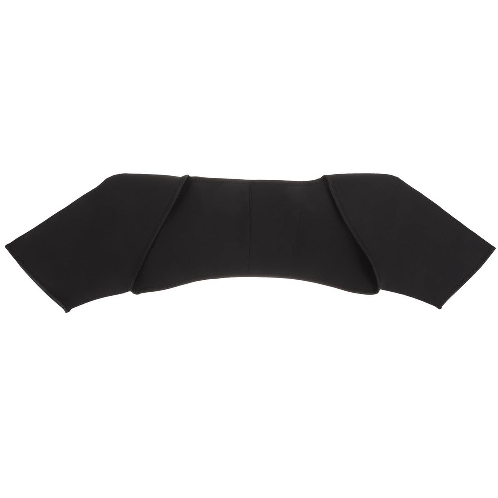 HOOWIFFY Weightlifting Shoulder Support Sleeve for Gym Workout Adjustable Sleep Shoulder Brace Black Large Compression Protector