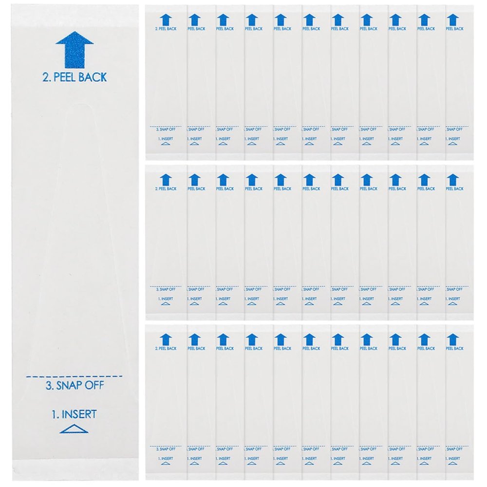 SOESFOUFU Disposable Sterile Sleeve Covers for Digital Thermometers 50pcs Thin Protective Film Thermometer Accessories