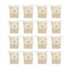 Adorainbow 20pcs Christian Cross Candy Boxes with Ribbon, Ivory Paper Hollow Cross Favor Boxes for Wedding Supplies and Religious Party Packaging view 1