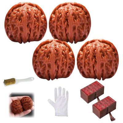 2026 New Wenwan Walnuts,Chinese Walnuts Fidget,Walnut and Massage Stress Relief Health Care Ball Toy for Stress Relief(2B)