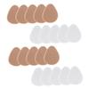 SHINYPASING Forefoot Pads Shoe Insoles 10 Pairs Thickened Half Size Cushions for High Heels, Anti-Skid Front Foot Mats with Plush Fabric for Men and Women Foot Comfort view 1