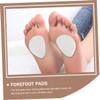 SHINYPASING Forefoot Pads Shoe Insoles 10 Pairs Thickened Half Size Cushions for High Heels, Anti-Skid Front Foot Mats with Plush Fabric for Men and Women Foot Comfort view 3
