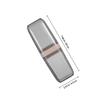 TOKIDNY Portable Toothbrush Holder and Toothpaste Case Travel Cup Gray Bathroom Toothbrush Storage Container for Travel and Daily Use view 2