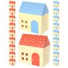 SOIMISS 20 Pieces Colorful House Shaped Paper Boxes Candy and Biscuit Packaging, Small Festival Chocolate Treat Holder Boxes for Parties and Celebrations view 1