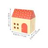 SOIMISS 20 Pieces Colorful House Shaped Paper Boxes Candy and Biscuit Packaging, Small Festival Chocolate Treat Holder Boxes for Parties and Celebrations view 2