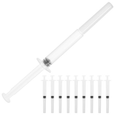 KESYOO 20pcs Empty 3g Disposable Rectum Syringe Aid Tools Single Use Gel Column Tubes