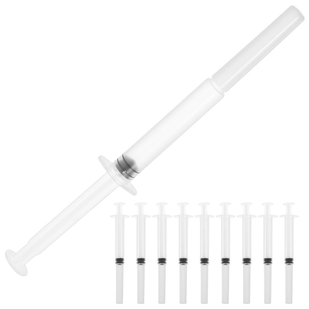 KESYOO 20pcs Empty 3g Disposable Rectum Syringe Aid Tools Single Use Gel Column Tubes