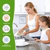 Scratch Scrub Sponge, 6 Kitchen Sponges for Cleaning Around the Home, Bathroom & More, Large Size Scratch-Free Dish Scrubber, Best for Nonstick Pots and Pans (4" x 6" x 1",Banana view 3