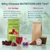 Hibiscus Tea Bags 60 Count with 2 Blooming Teas, Premium Hibiscus Flower Tea, Caffeine Free Herbal Tea, Tart & Refreshing Flavor, Plant-Based Pyramid Tea Bags for Hot or Iced Tea, 60 Tea Bags (2g Each) view 4