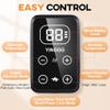 YINGGG 2PCS Foot Massager - 3-in-1 Cordless Foot & Ankle Massager with 5 Heat Levels & 3 Vibration Modes, Portable Ankle Heating Pad for Home Travel -YA01 view 4