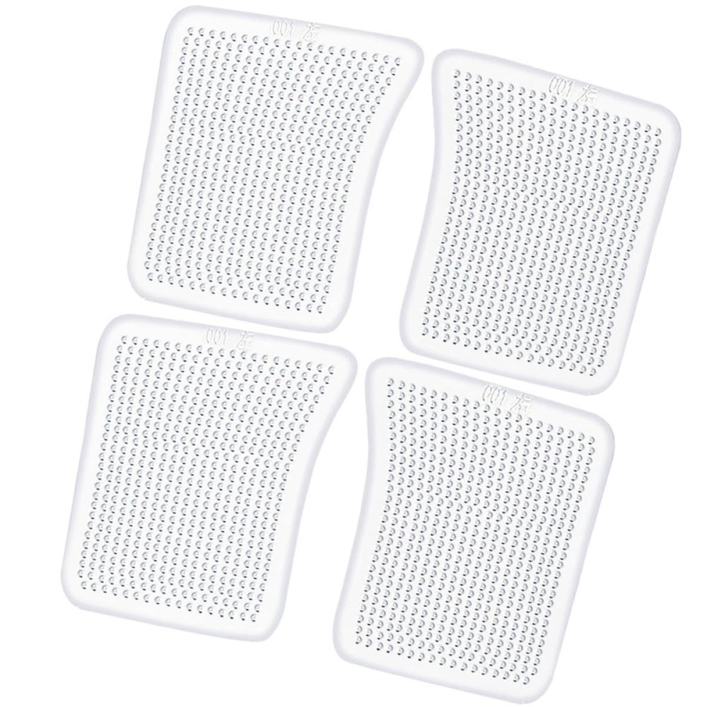 HOODANCOS Womens Forefoot Gel Pads 4pcs Non-Slip Metatarsal Cushions for High Heels, Comfortable Soft Ball-of-Foot Insoles for Foot Care and Relief