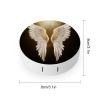 FekiLoot Angel Wing Contact Lens Cases, Cute Contact Lenses Lens Box Set Outdoor Mini Contact Lens Soak Storage Kit with Mirror Daily Vision Care And Outdoor Use view 2