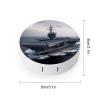 FekiLoot Aircraft Carrier Contact Lens Cases, Cute Contact Lenses Lens Box Set Outdoor Mini Contact Lens Soak Storage Kit with Mirror Daily Vision Care And Outdoor Use view 2
